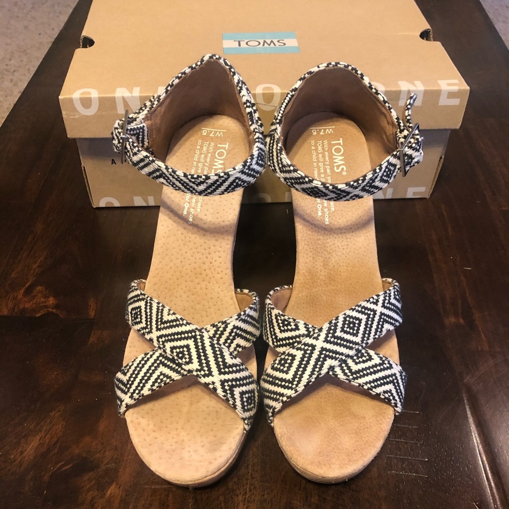 Toms - Black Diamond Wedge